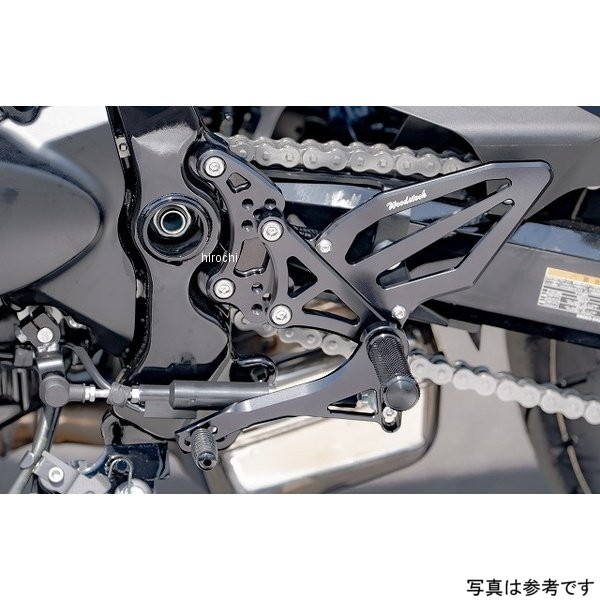 【New】 ウッドストック バックステップキット カワサキ Z900RS/SE 26年 シルバー WBS-K47-SL HD店｜ヒロチー商事 ハーレー 店