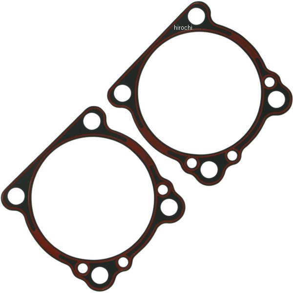【USA在庫あり】 ジェームズ JAMES シリンダー ベース ガスケット 86年以降 XL 0.016インチ (2個入り) 0934-1583 HD店