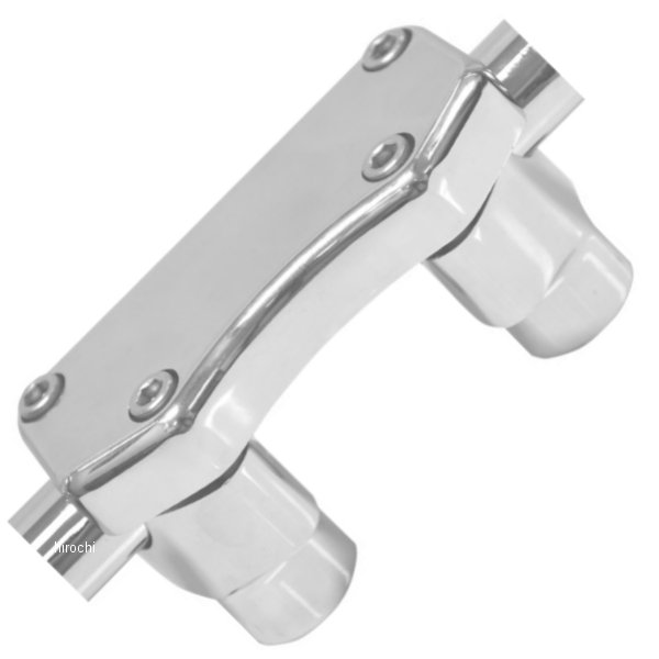 【USA在庫あり】 DRAG 1インチハンドルバー 1.5インチ(38mm)高 ライザー クランプ付き クローム 0602-0453 HD店