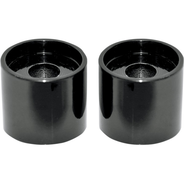 【USA在庫あり】 LAチョッパーズ LA Choppers 1.25インチバー用 延長ライザー 1インチ(25mm)高 黒(つや有り) 0602-0457 HD店