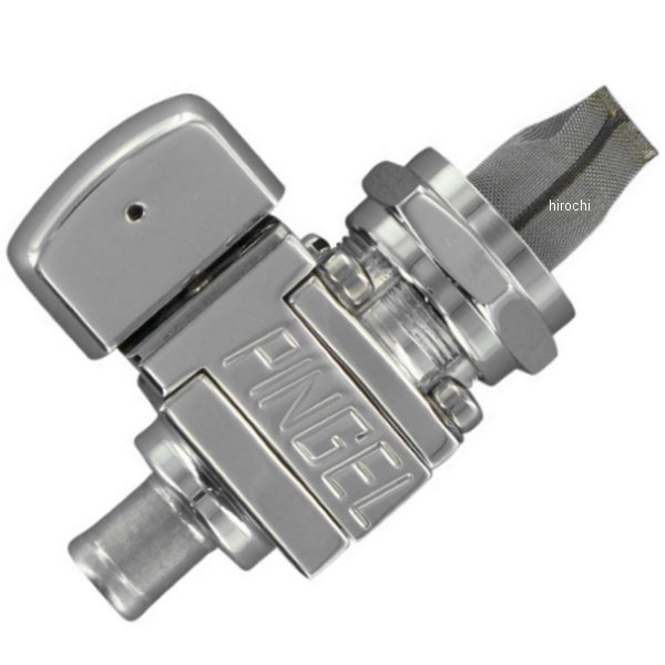 【USA在庫あり】 ピンゲル PINGEL フューエル バルブ 22mm シングル 3/8インチ(9.5mm) ポリッシュ 0705-0052 HD店