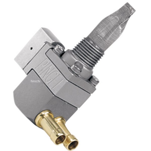 【USA在庫あり】 ピンゲル PINGEL フューエル バルブ 3/8インチ(9.5mm) NPT デュアル 90°5/16インチ クリアアルマイト DS-390501 HD店|ヒロチー商事 ハーレー 店