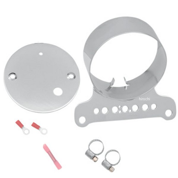 【USA在庫あり】 DRAG シングルメーターマウントキット クローム 67293-95 2210-0199 HD店