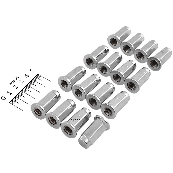 【USA在庫あり】 ITP ロックナット 10mm フラット クローム (16個入り) 0223-0043 HD