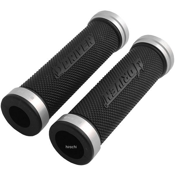 【USA在庫あり】 ドリブンレーシング Driven Racing グリップ D-AXIS 7/8インチハンドル用 シルバー/黒 0630-1307 HD店