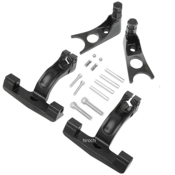 【USA在庫あり】 DRAG パッセンジャーフットボード マウントキット 黒 FLST 50459-06 1621-0513 HD店