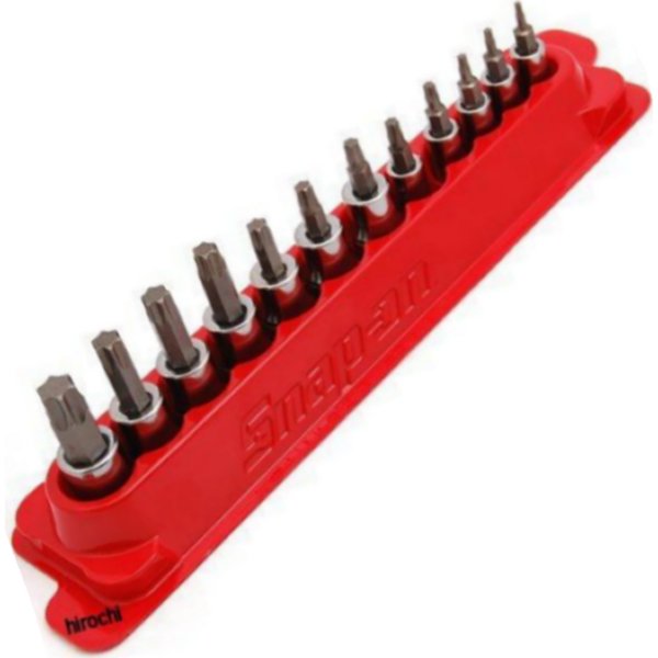【USA在庫あり】 スナップオン Snap-on 1/4インチ/3/8インチ ソケット トルクス スタンダード 12点セット 212EFTXY HD店