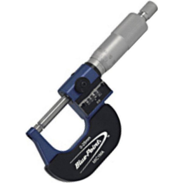 スナップオン Snap-on ブルーポイント ミリサイズ デジタル マイクロメータ 0mm-25mm 0.01mm目盛り間隔 MIC1MB HD店