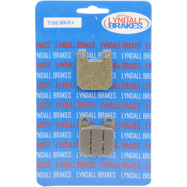 【USA在庫あり】 リンダル Lyndall ブレーキパッド PM製 125x2/125x4S/124x4SL/125x4S/124x4SL ゴールド+ 1720-0047 HD店