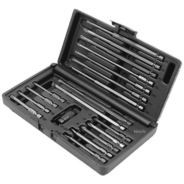 スナップオン Snap-on ロングパワービットセット 平ったいビット4個、フィリップスビット6個、トルクスビット8個 SDML19KT 固定ディスク店