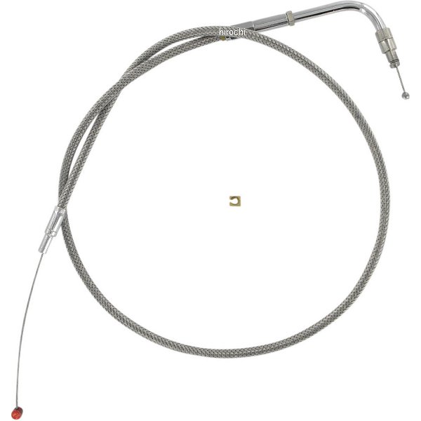 【USA在庫あり】 バーネット Barnett アイドルケーブル 28インチ ステンレス 99年-09年 FXSTB、12年以降 FLSTN DS-224084 HD店