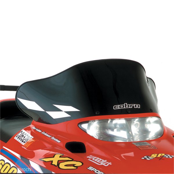 【USA在庫あり】 パワーマッド PowerMadd ウインドシールド コブラ 11.5インチ(292mm) ポラリス 黒 CEGL-BK HD店|ヒロチー商事 ハーレー 店
