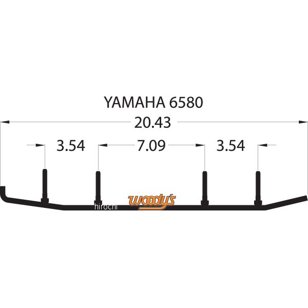 【USA在庫あり】TYV4-6580ウッディーズ(WOODY'S)ランナー6580トレイルブレイザーヤマハ(左右ペア)