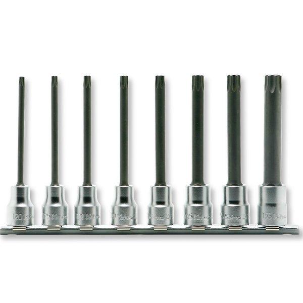 コーケン Ko-ken 3/8インチsq トルクスビットソケット(イジリ止め)レールセット 全長100mm 丸軸8ヶ RS3025-8-L100RH-KK HD店|ヒロチー商事 ハーレー 店
