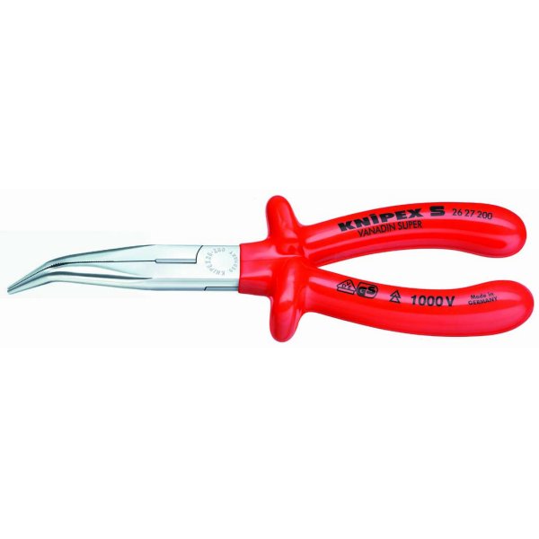 【メーカー在庫あり】 クニペックス KNIPEX 40°絶縁先曲ラジオペンチ 1000V 2627-200 HD店