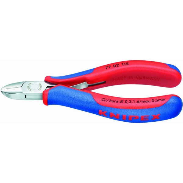 【メーカー在庫あり】 クニペックス KNIPEX エレクトロニクスニッパー 7702-130-KP HD店