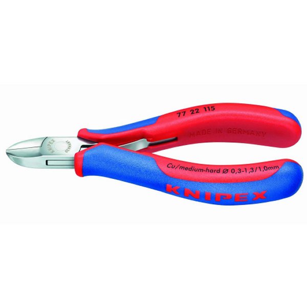 【メーカー在庫あり】 クニペックス KNIPEX エレクトロニクスニッパー 7722-115-KP HD店