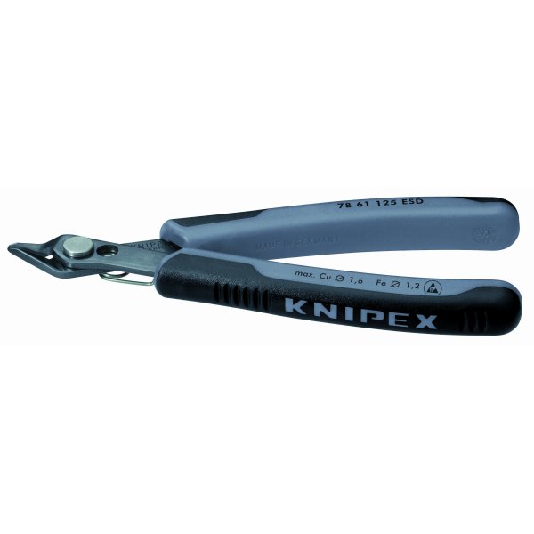 【メーカー在庫あり】 クニペックス KNIPEX エレクトロニクス スーパーニッパー 7861-125ESD-KP HD店