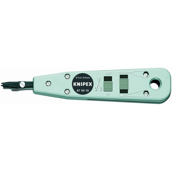 【メーカー在庫あり】 クニペックス KNIPEX LSA-PLUS端子用インサートツール 9740-10-KP HD店