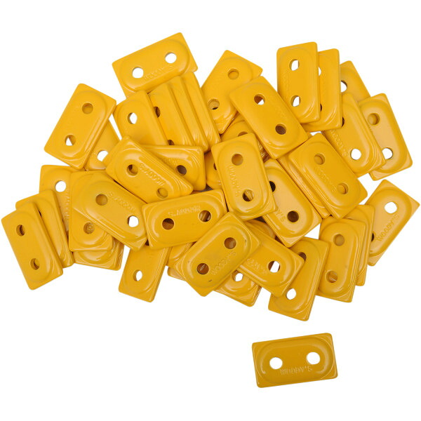 【USA在庫あり】 ウッディーズ Woody's サポートプレート 5/16インチスタッド 黄 (48個入り) ADD2-3800-B HD店｜ヒロチー商事 ハーレー 店
