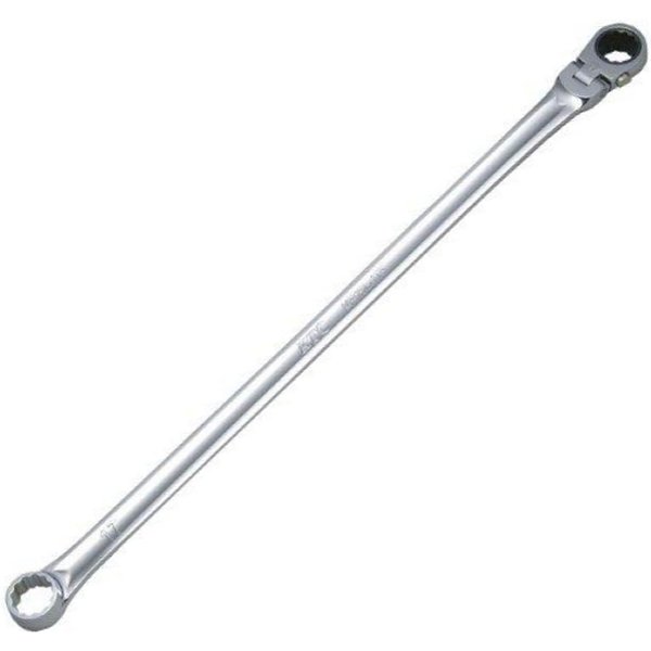 【メーカー在庫あり】 KTC 京都機械工具 超ロングラチェットめがねレンチ(首振りタイプ) 10mm MR15L-10F-KC HD店