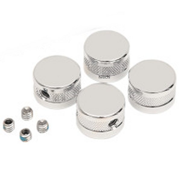 【USA在庫あり】 DRAG ヘッドボルトカバー S&S エンジン用 クローム (4個入り) 2402-0083 HD店