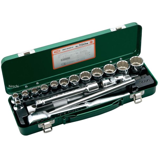 トネ TONE ソケットレンチセット 産業機械 自動車 バイク用 差込角 12.7mm (1/2インチ) 750M HD店