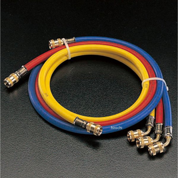 【メーカー在庫あり】 エスコ(ESCO) R410A 150cm チャージングホースセット 000012056308 HD