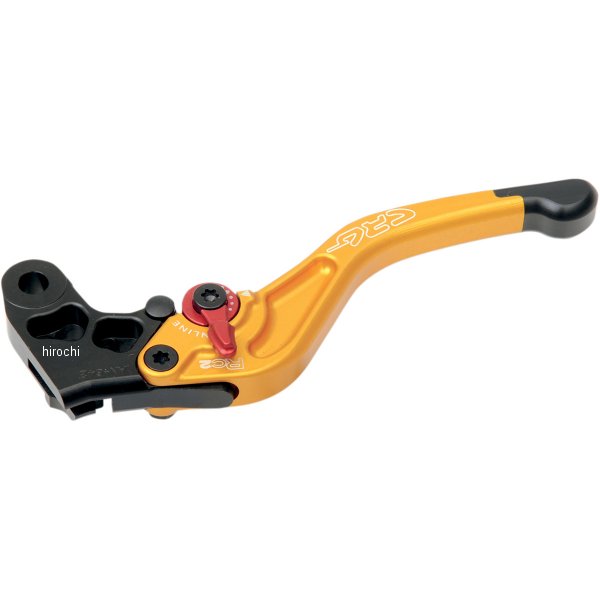 【USA在庫あり】 シーアールジー CRG クラッチレバー RC2 ショート 09年-13年 GSX-R1000、GSX-R750 ゴールド crg2AN-614-H-G HD店