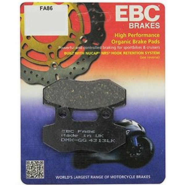 【USA在庫あり】 イービーシー EBC ブレーキパッド フロント/リア 85年-87年 CMX250 オーガニック ebcFA86 HD店