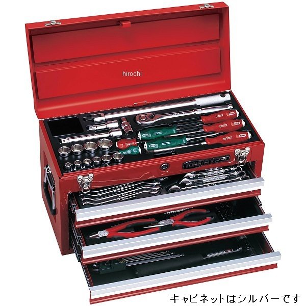 トネ TONE ツールセット(シルバー) オートメカニック用 TSA450SV HD店|ヒロチー商事 ハーレー 店