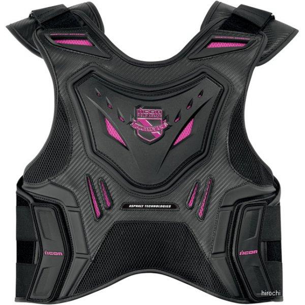 【USA在庫あり】 アイコン ICON ベストアーマー STRYKER 黒 S-Mサイズ (男女共用) 2701-0513 HD店