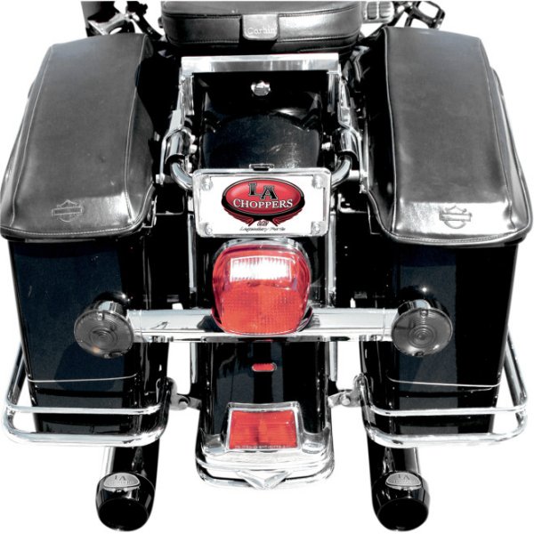 【USA在庫あり】 バッサニ Bassani 4インチ スリップオンマフラー QuikChange 95年-16年 黒 1801-0543 HD店|ヒロチー商事 ハーレー 店
