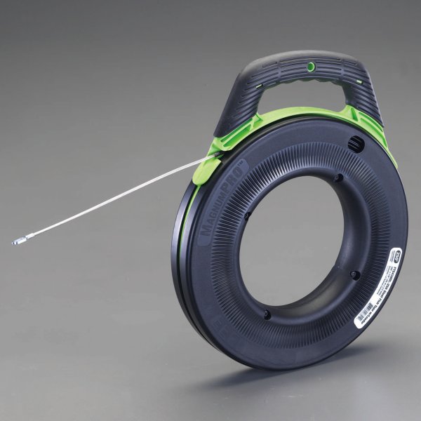 【メーカー在庫あり】 エスコ ESCO 3.0mmx76m フィッシュテープ(スチール製/目盛付 000012226329 HD店