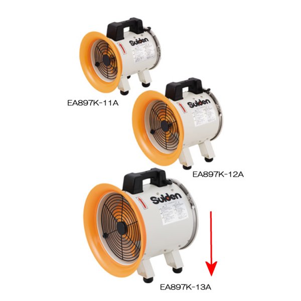 【メーカー在庫あり】 エスコ ESCO AC100V/550W/φ320mm ダクトファン 000012083874 HD店