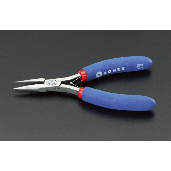 【メーカー在庫あり】 エスコ ESCO 138mm 精密用プライヤー(ESD/半丸/バネ付) 000012046245 HD