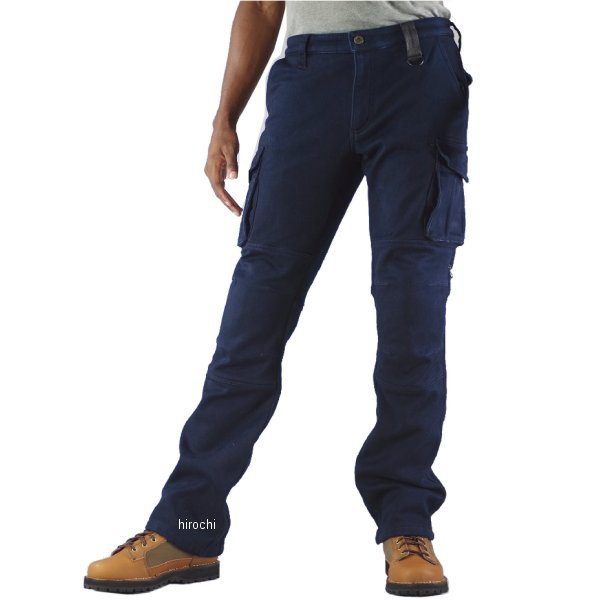 【メーカー在庫あり】 PK-919 コミネ KOMINE ウインドプルーフウォームカーゴパンツ ネイビー 2XL/36サイズ 4573325710900 HD店