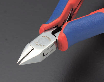 【メーカー在庫あり】 エスコ ESCO 115mm 精密用ニッパー(バネ付/斜刃) 000012057563 HD
