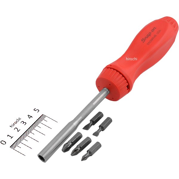 【USA在庫あり】 スナップオン Snap-on ラチェッティング スクリュードライバー レッド 8-3/4インチ SSDMR4BR HD店