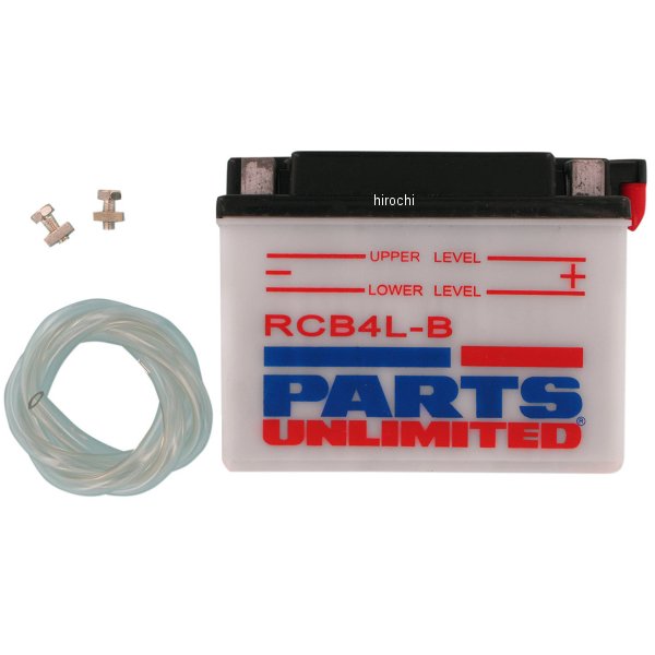 【USA在庫あり】 パーツアンリミテッド Parts Unlimited 液別 耐久バッテリー 開放型 12V YB4L-B RCB4L-B HD店