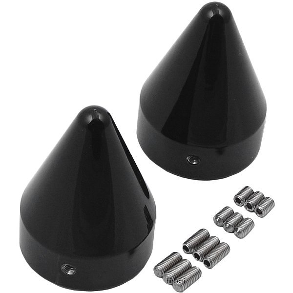 【USA在庫あり】 LAチョッパーズ LA Choppers アクスル キャップ 95年-20年 ハーレー スパイク 黒 0214-0653 HD店｜ヒロチー商事 ハーレー 店
