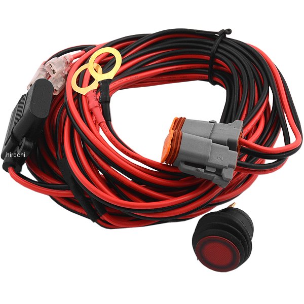 【USA在庫あり】 リジッドインダストリー Rigid LEDライト 配線ハーネス ライト2個用 1個売り 2050-0208 HD店