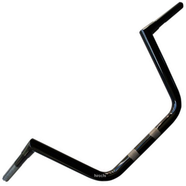 【USA在庫あり】 LAチョッパーズ LA Choppers 1.25インチ ハンドルバー Big Twin 10インチ 黒(つや有り) 0601-3362 HD店