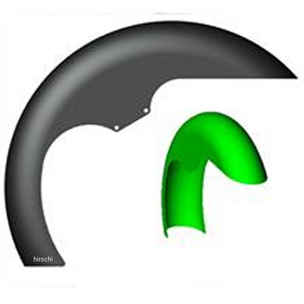 【USA在庫あり】 クロックワークス Klock Werks フロントフェンダー 19\