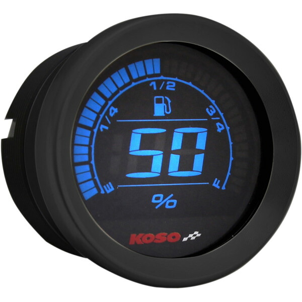 【USA在庫あり】 コソ KOSO 燃料計 2インチ(51mm) 04年-13年 黒 2212-0602 HD店