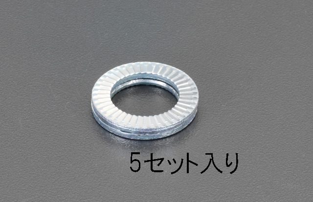 【メーカー在庫あり】 エスコ ESCO 31.4x47.0x5.8mm ゆるみ止ワッシャー 5個 000012093078 HD店