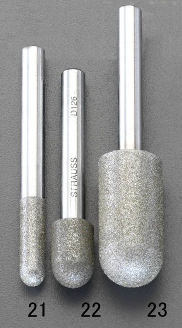【メーカー在庫あり】 エスコ ESCO 6x20mm ダイヤモンドバー 6mm軸 000012081212 HD店