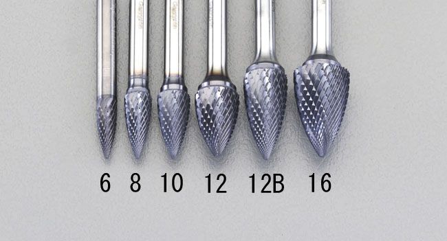 【メーカー在庫あり】 エスコ ESCO 10x19mm/6mm軸 Coated 超硬バー 000012213071 HD店