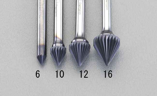 【メーカー在庫あり】 エスコ ESCO 10x 8mm/6mm軸 Coated 超硬バー 000012213149 HD店