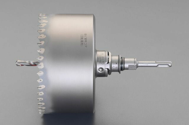 【メーカー在庫あり】 エスコ ESCO 120mm 塩ビ管用コアドリル SDS 000012081264 HD店|ヒロチー商事 ハーレー 店